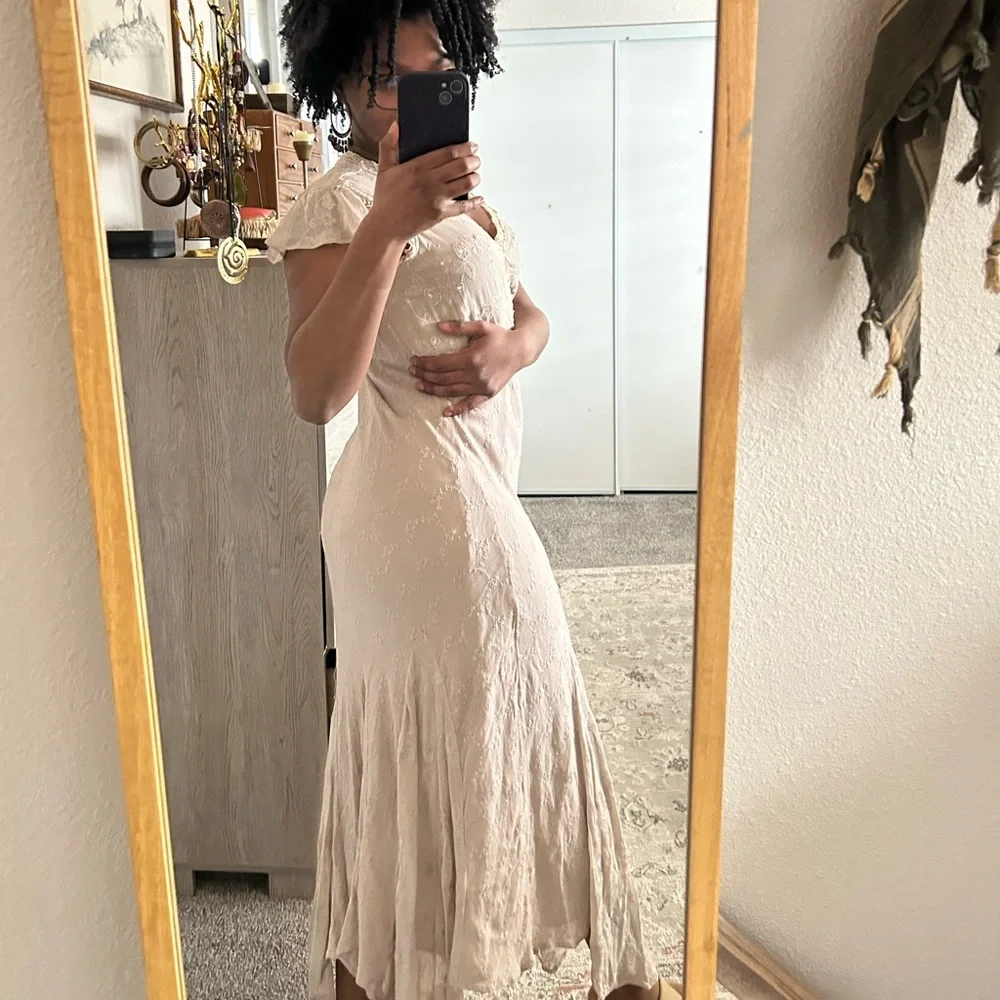 Newport News y2k vintage princess fairy asymmetrical maxi dress - Picture 5 of 9